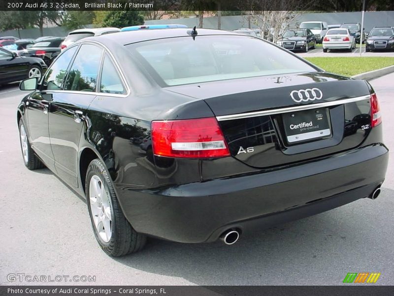 Brilliant Black / Platinum 2007 Audi A6 3.2 Sedan