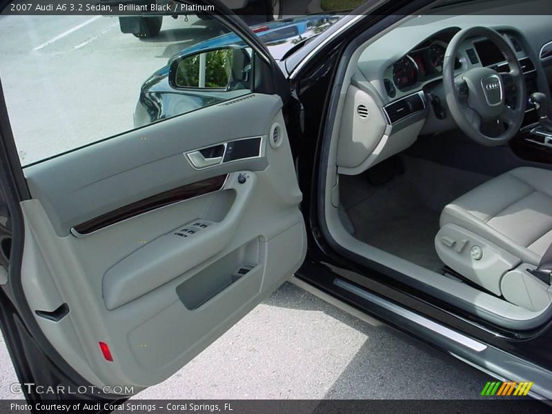 Brilliant Black / Platinum 2007 Audi A6 3.2 Sedan