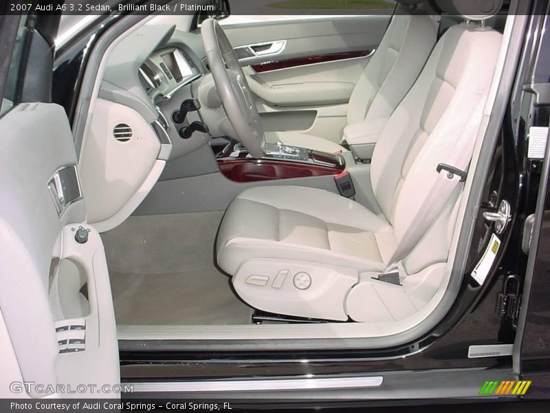 Brilliant Black / Platinum 2007 Audi A6 3.2 Sedan