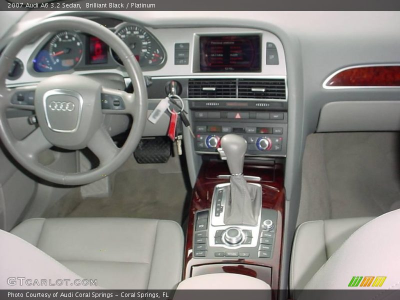 Brilliant Black / Platinum 2007 Audi A6 3.2 Sedan
