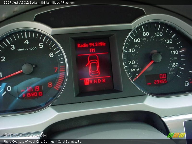 Brilliant Black / Platinum 2007 Audi A6 3.2 Sedan