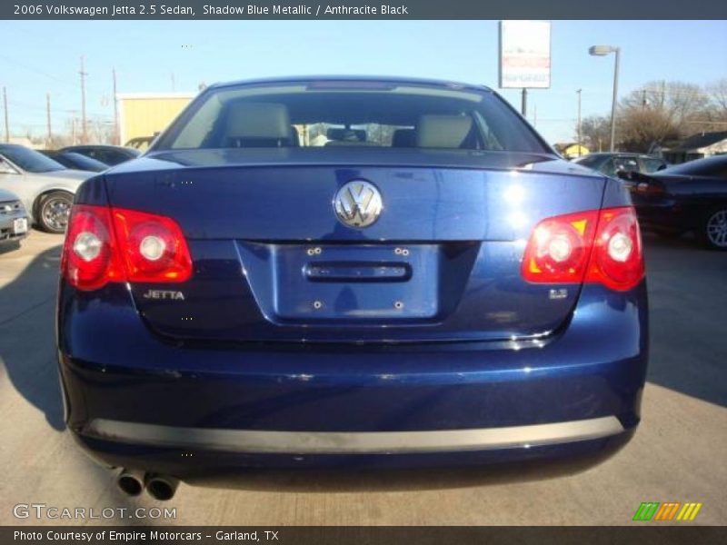 Shadow Blue Metallic / Anthracite Black 2006 Volkswagen Jetta 2.5 Sedan