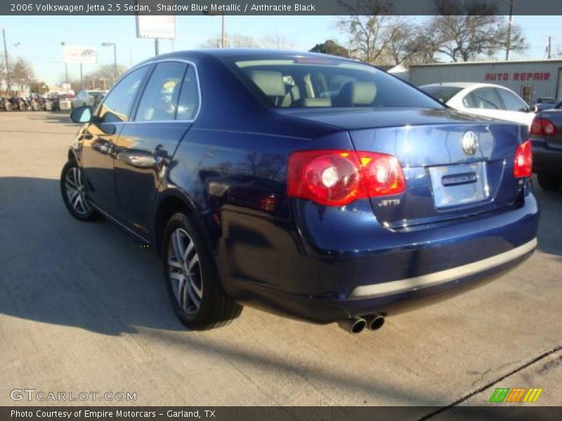 Shadow Blue Metallic / Anthracite Black 2006 Volkswagen Jetta 2.5 Sedan