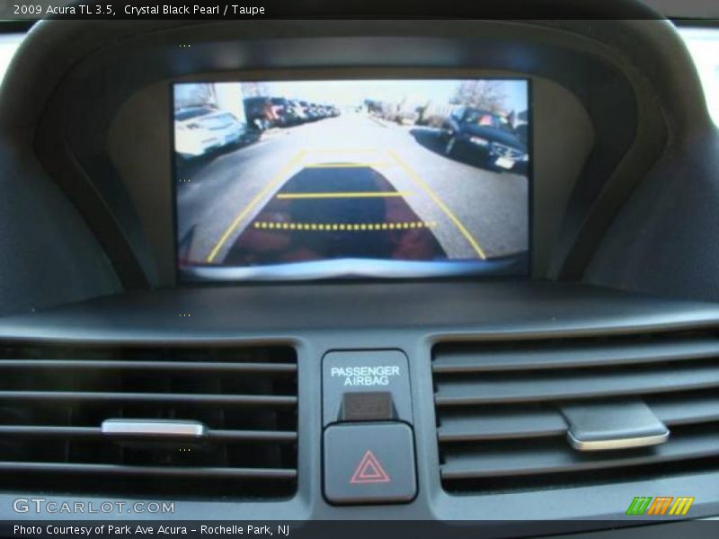 Crystal Black Pearl / Taupe 2009 Acura TL 3.5