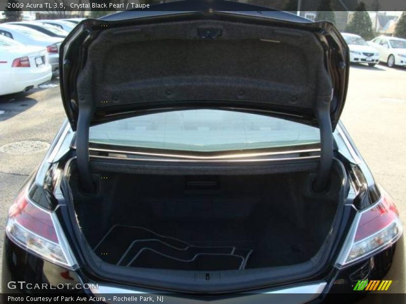 Crystal Black Pearl / Taupe 2009 Acura TL 3.5