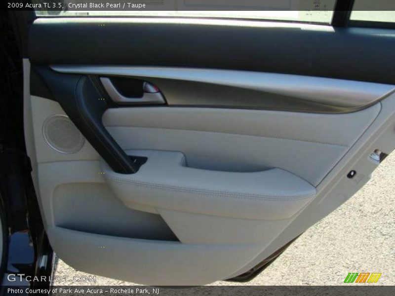 Crystal Black Pearl / Taupe 2009 Acura TL 3.5