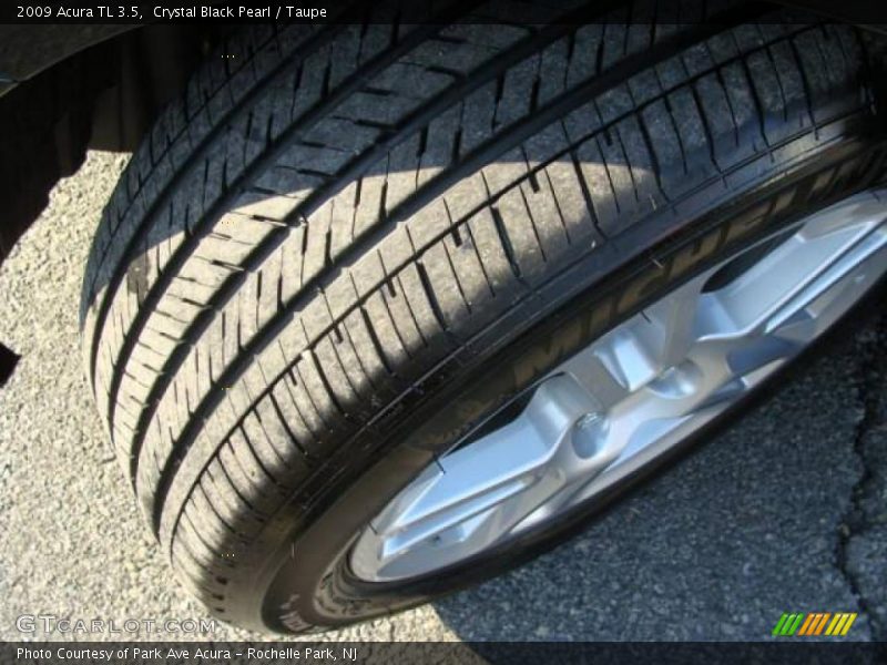 Crystal Black Pearl / Taupe 2009 Acura TL 3.5