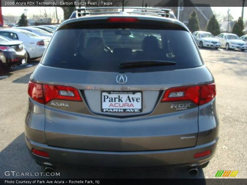 Carbon Bronze Pearl / Taupe 2008 Acura RDX Technology