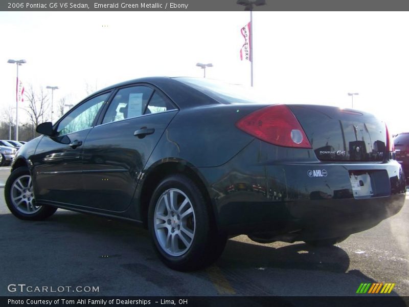 Emerald Green Metallic / Ebony 2006 Pontiac G6 V6 Sedan
