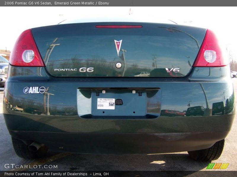 Emerald Green Metallic / Ebony 2006 Pontiac G6 V6 Sedan