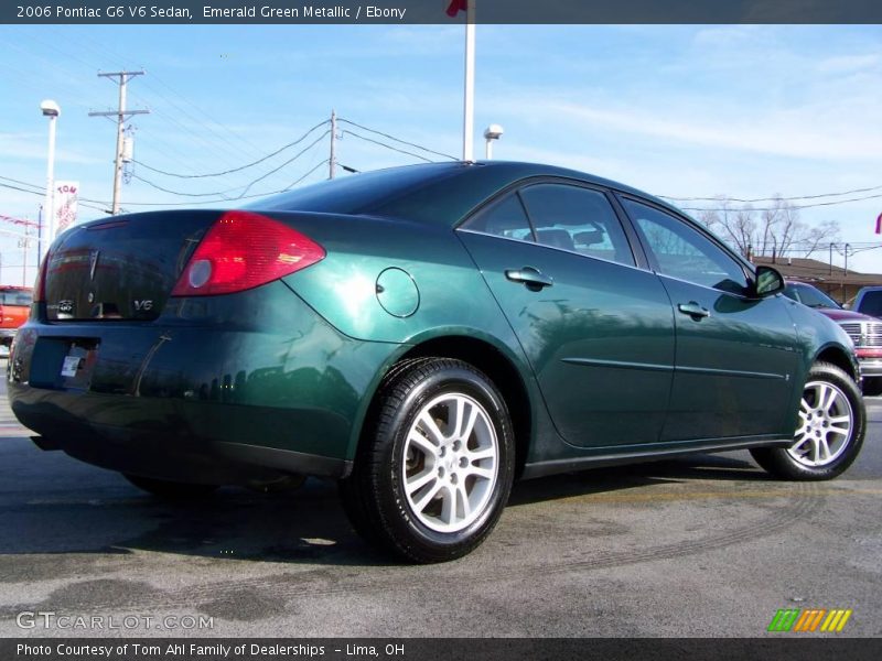 Emerald Green Metallic / Ebony 2006 Pontiac G6 V6 Sedan
