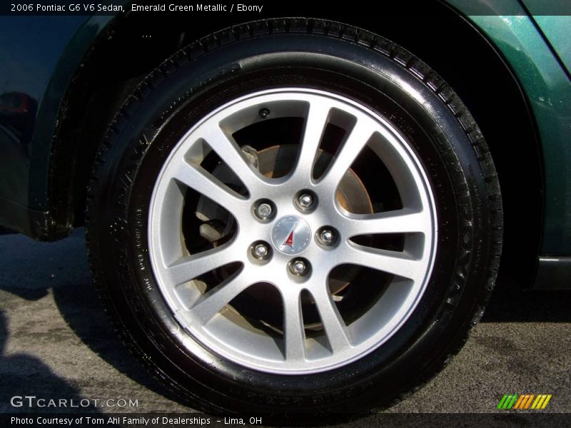 Emerald Green Metallic / Ebony 2006 Pontiac G6 V6 Sedan
