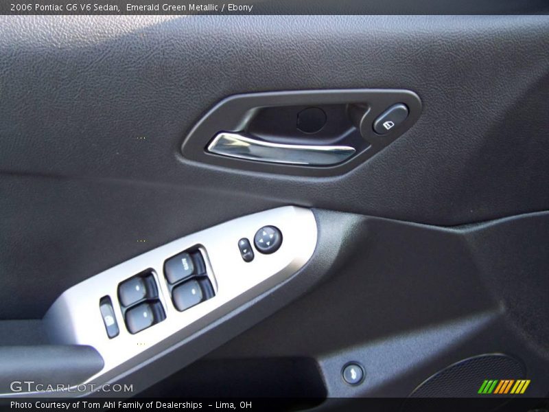 Emerald Green Metallic / Ebony 2006 Pontiac G6 V6 Sedan