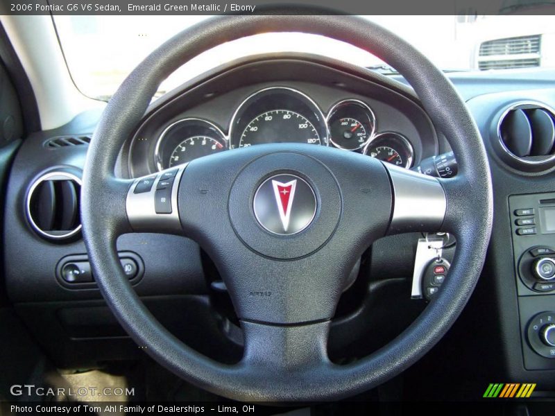 Emerald Green Metallic / Ebony 2006 Pontiac G6 V6 Sedan