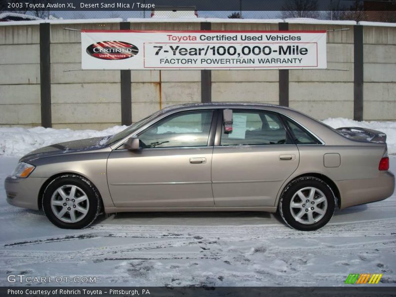 Desert Sand Mica / Taupe 2003 Toyota Avalon XL