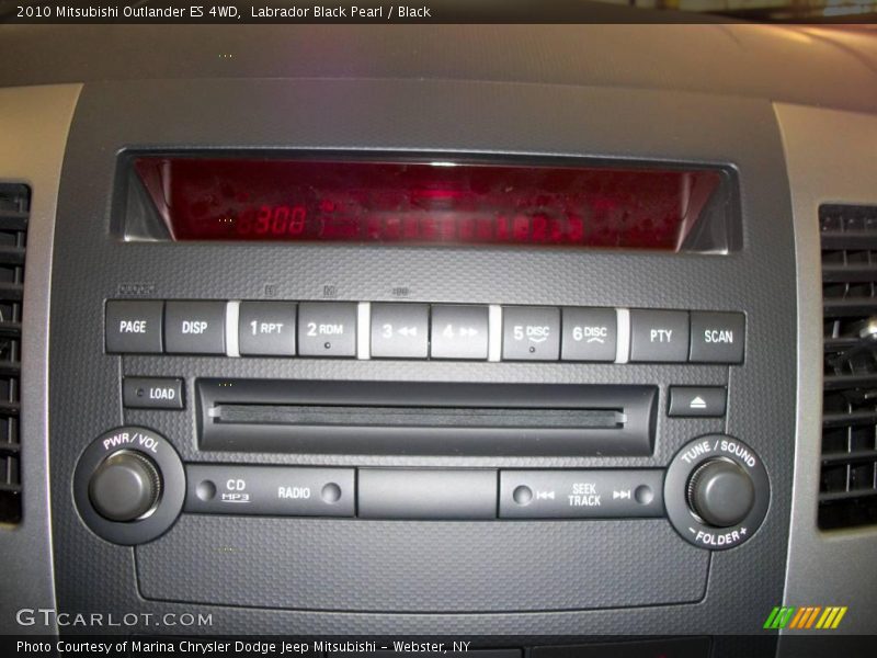Labrador Black Pearl / Black 2010 Mitsubishi Outlander ES 4WD