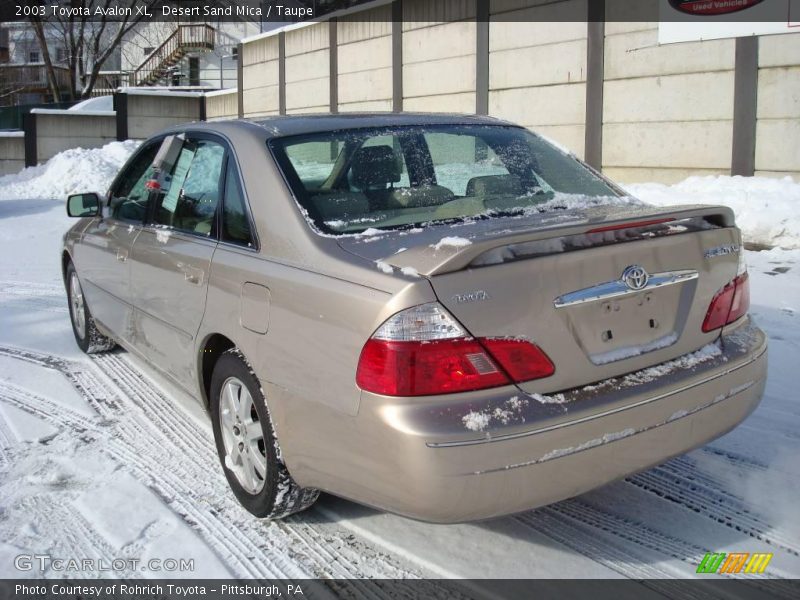 Desert Sand Mica / Taupe 2003 Toyota Avalon XL