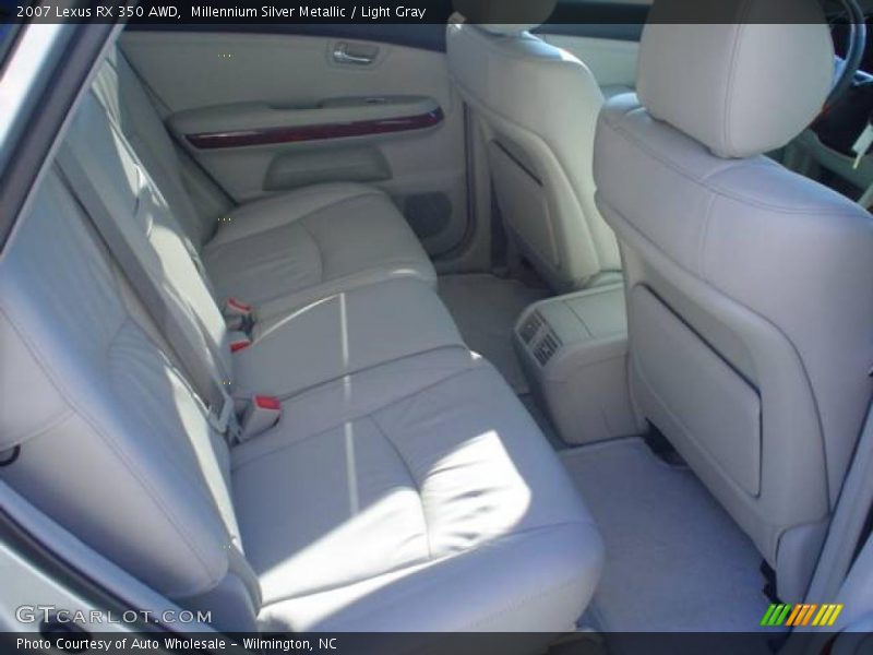 Millennium Silver Metallic / Light Gray 2007 Lexus RX 350 AWD