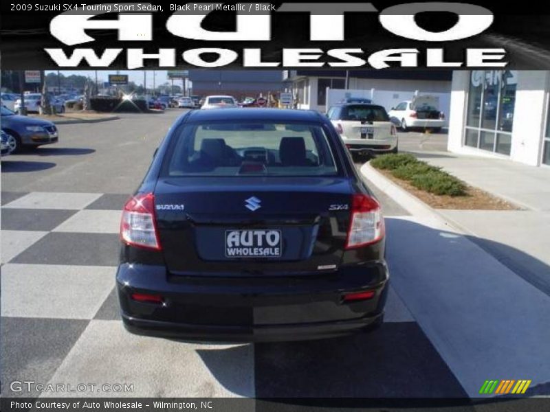 Black Pearl Metallic / Black 2009 Suzuki SX4 Touring Sport Sedan