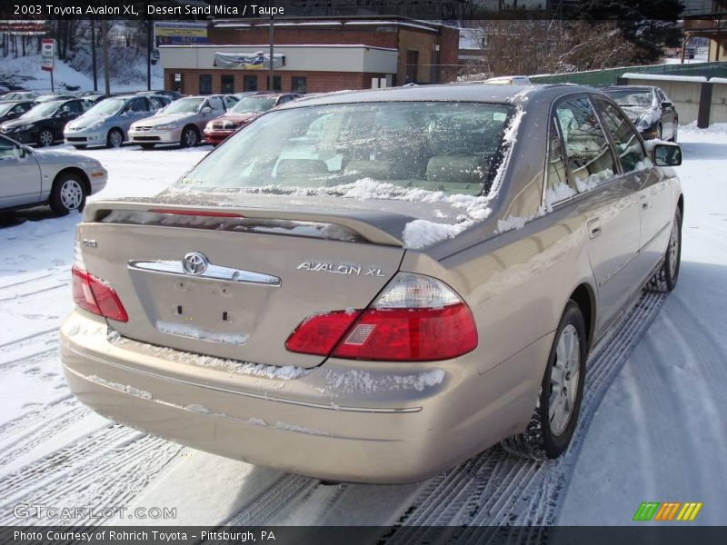 Desert Sand Mica / Taupe 2003 Toyota Avalon XL