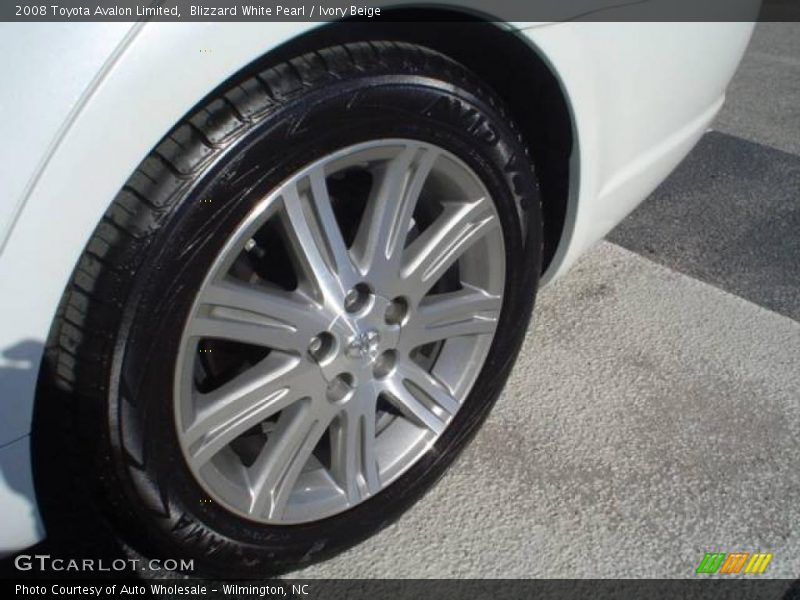 Blizzard White Pearl / Ivory Beige 2008 Toyota Avalon Limited