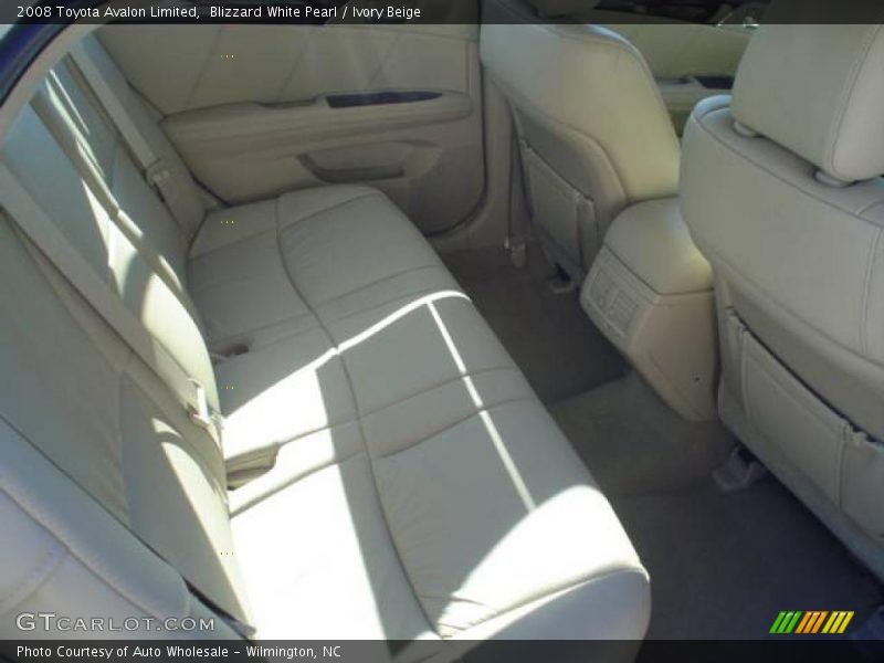 Blizzard White Pearl / Ivory Beige 2008 Toyota Avalon Limited