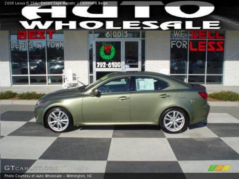 Desert Sage Metallic / Cashmere Beige 2006 Lexus IS 250