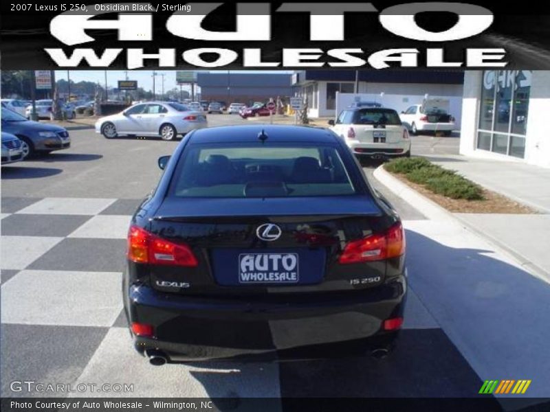 Obsidian Black / Sterling 2007 Lexus IS 250