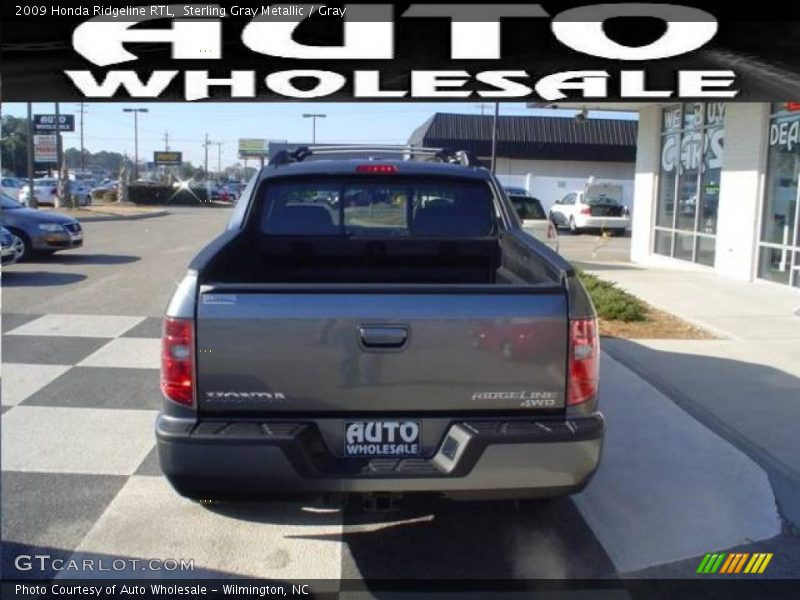 Sterling Gray Metallic / Gray 2009 Honda Ridgeline RTL