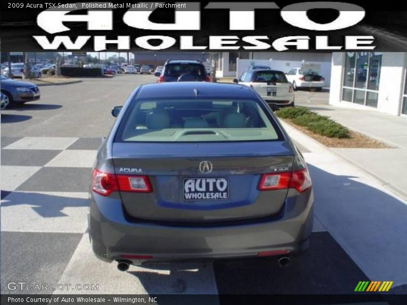 Polished Metal Metallic / Parchment 2009 Acura TSX Sedan