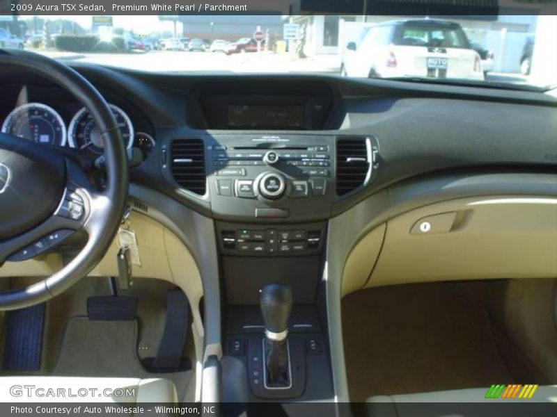 Premium White Pearl / Parchment 2009 Acura TSX Sedan