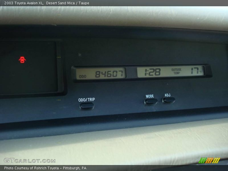 Desert Sand Mica / Taupe 2003 Toyota Avalon XL