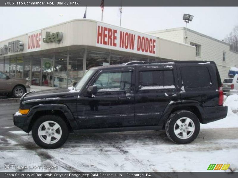 Black / Khaki 2006 Jeep Commander 4x4