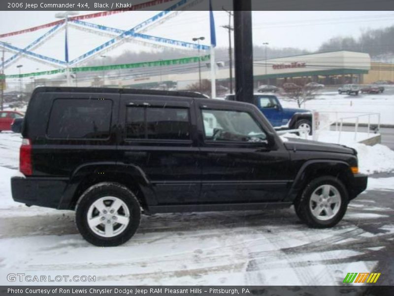 Black / Khaki 2006 Jeep Commander 4x4