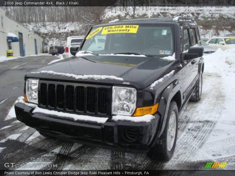 Black / Khaki 2006 Jeep Commander 4x4