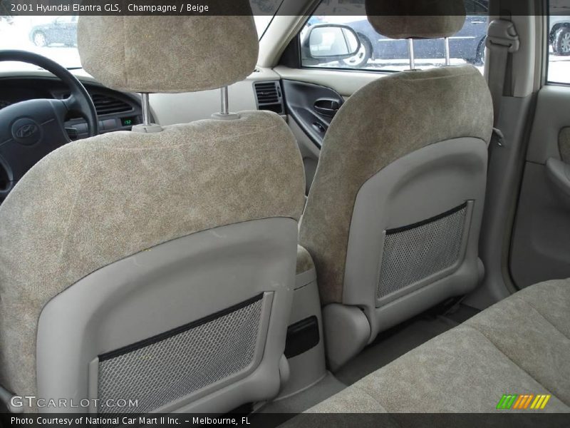 Champagne / Beige 2001 Hyundai Elantra GLS