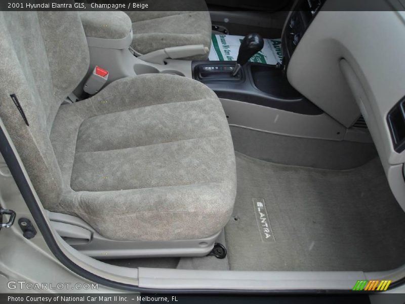Champagne / Beige 2001 Hyundai Elantra GLS