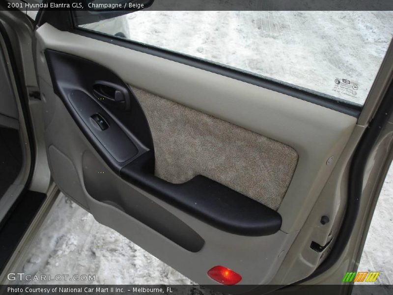 Champagne / Beige 2001 Hyundai Elantra GLS