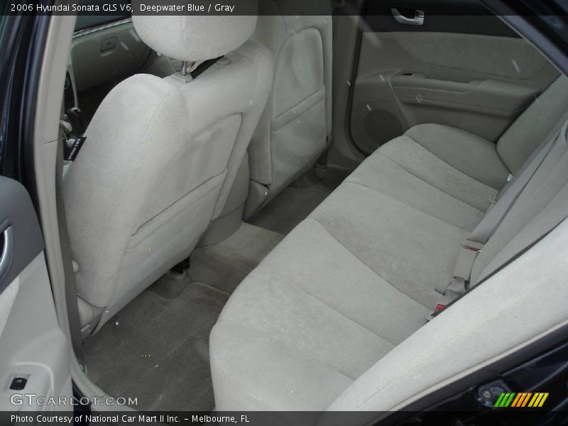 Deepwater Blue / Gray 2006 Hyundai Sonata GLS V6