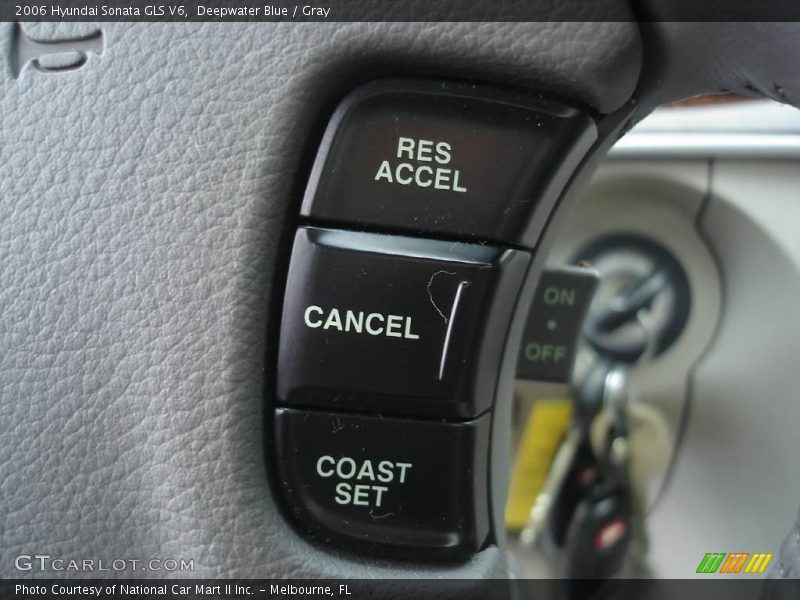 Deepwater Blue / Gray 2006 Hyundai Sonata GLS V6