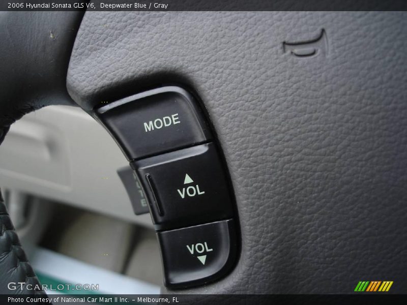 Deepwater Blue / Gray 2006 Hyundai Sonata GLS V6