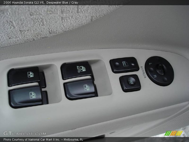 Deepwater Blue / Gray 2006 Hyundai Sonata GLS V6