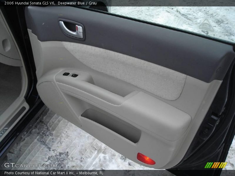 Deepwater Blue / Gray 2006 Hyundai Sonata GLS V6