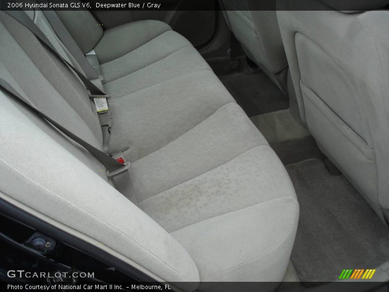 Deepwater Blue / Gray 2006 Hyundai Sonata GLS V6