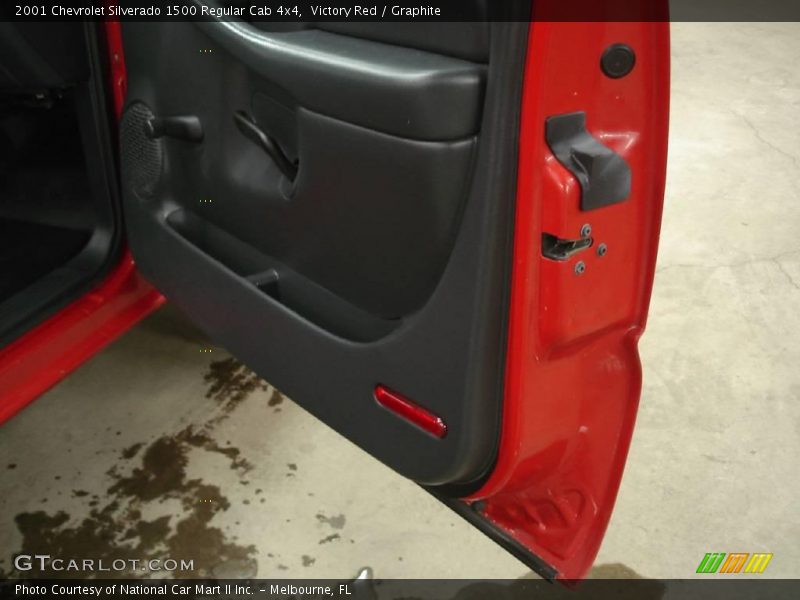 Victory Red / Graphite 2001 Chevrolet Silverado 1500 Regular Cab 4x4
