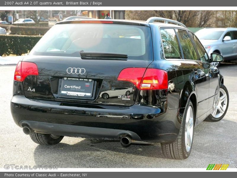 Brilliant Black / Beige 2007 Audi A4 2.0T quattro Avant
