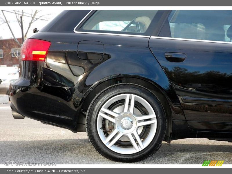 Brilliant Black / Beige 2007 Audi A4 2.0T quattro Avant