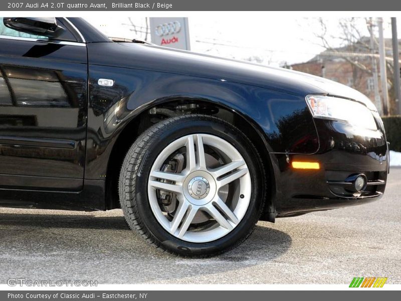 Brilliant Black / Beige 2007 Audi A4 2.0T quattro Avant