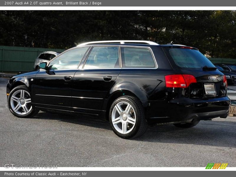 Brilliant Black / Beige 2007 Audi A4 2.0T quattro Avant