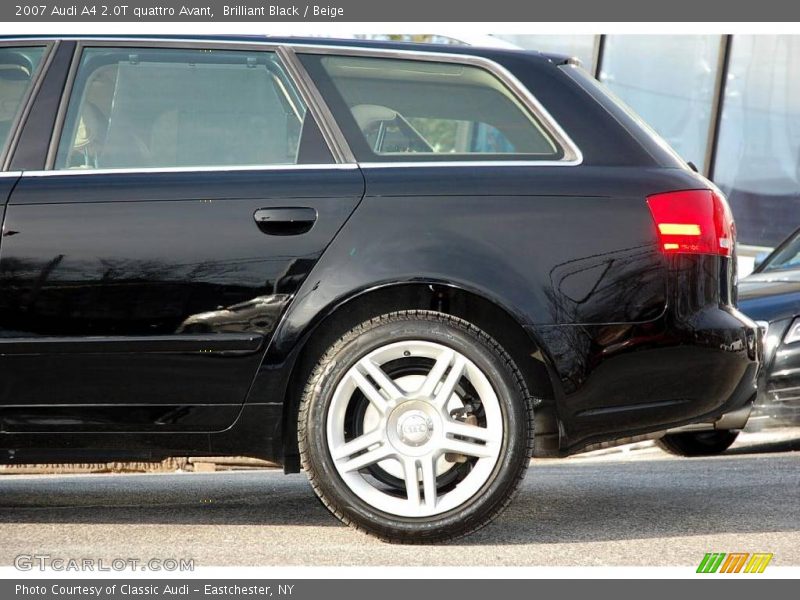 Brilliant Black / Beige 2007 Audi A4 2.0T quattro Avant